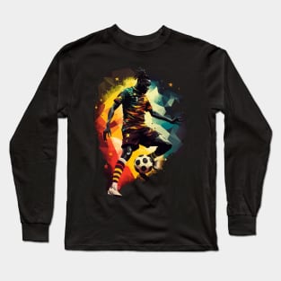 Ghana Soccer Quality Art Design Long Sleeve T-Shirt